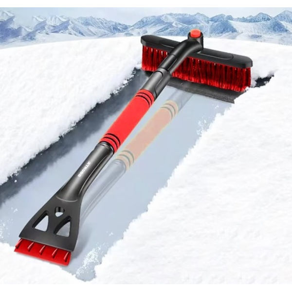 Isskrapa med Snöborste