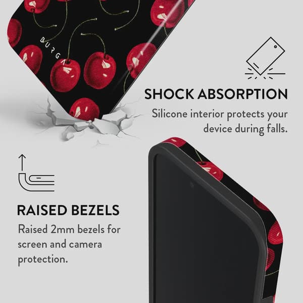 Burga Cherrybomb - iPhone 17e/16e Tough Skal