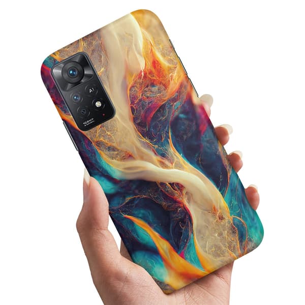 Deksel / Mobildeksel til Xiaomi Redmi Note 11 - Abstrakt Mønster
