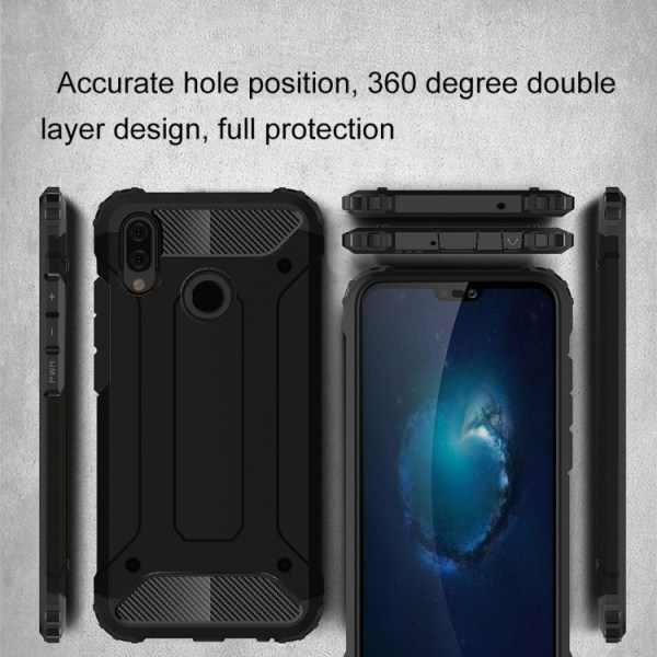 Huawei P30 Lite - Kansi/mobiilikotelo - Kestävä Black