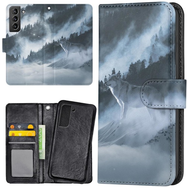 Samsung Galaxy S22 Plus - Mobilcover/Etui Cover Arctic Wolf Multicolor