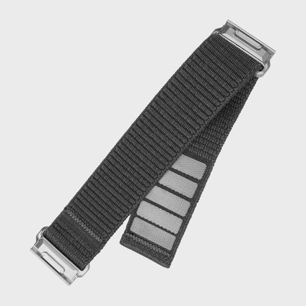 FIXED Nylonrem för Garmin QuickFit 22 mm Mörkgrå