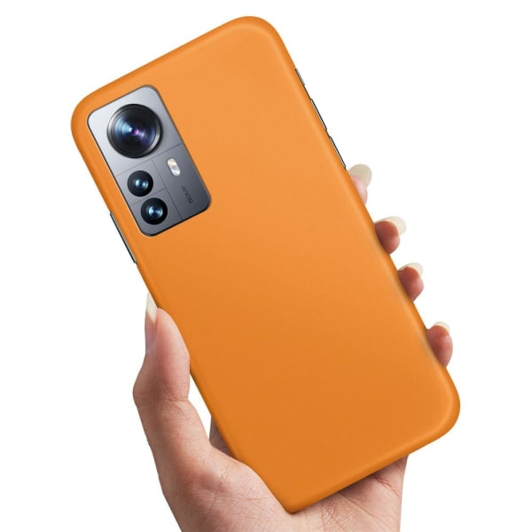 Xiaomi 12 Pro - Deksel/Mobildeksel Oransje Orange