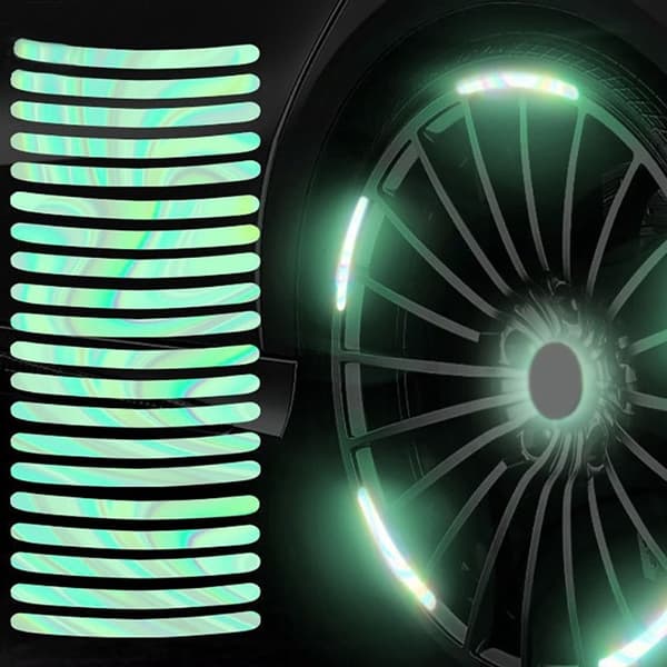 20-Pack - Självlysande Dekaler för Bil - Glow in the Dark multifärg