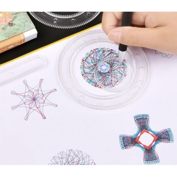 Spirograph Set med Pennor - 26-delar