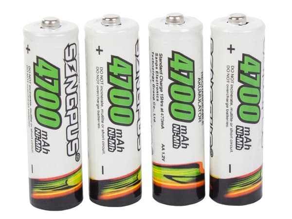 4x Batterilader - AA/AAA Batterier