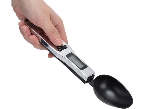 Elektroniska köksvikter LCD digital primär till manuell 500g Black