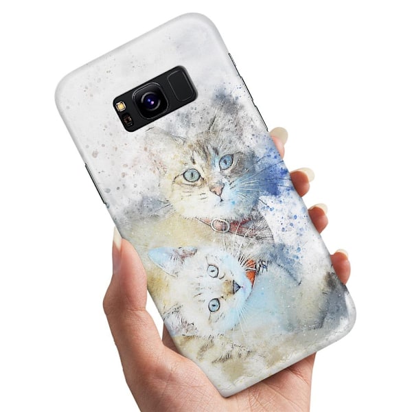 Deksel / Mobildeksel til Samsung Galaxy S8 Plus - Katter