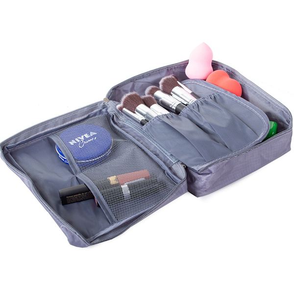 Sminkväska / Necessär / Toalettväska - Makeup Bag grå