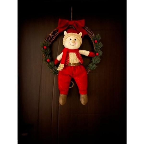 Julekrans på døren - "Alf"