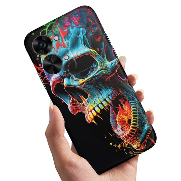 Deksel / Mobildeksel til OnePlus Nord 2T - Skull