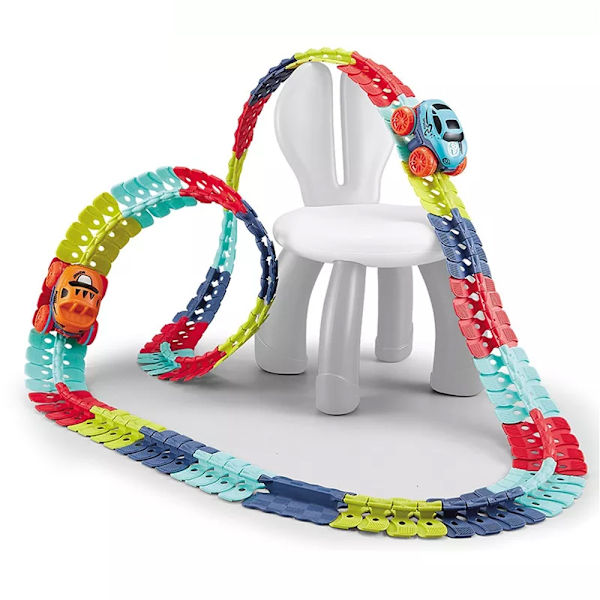 Race track - 193 elements + car 22461 Multicolor