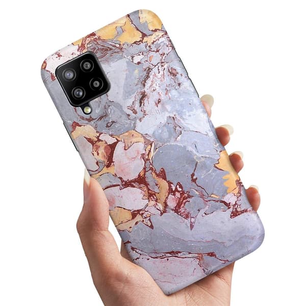 Cover / Mobilcover til Samsung Galaxy A42 5G - Marmor Multicolor