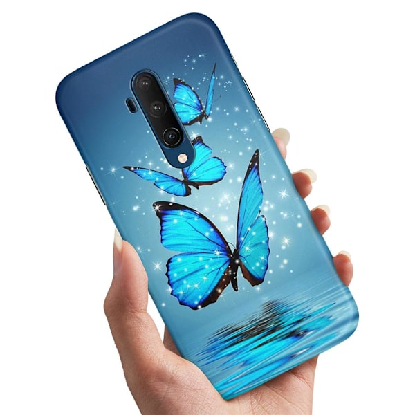 Deksel / Mobildeksel til OnePlus 7T Pro - Glitrende Sommerfugler
