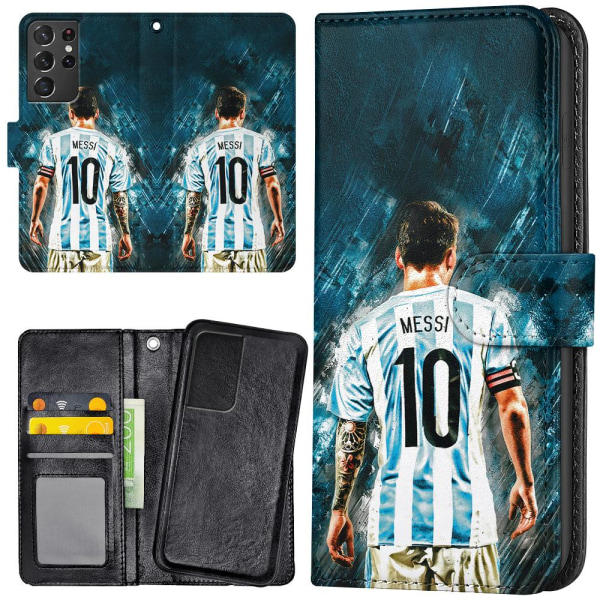 Samsung Galaxy S21 Ultra - Mobilcover/Etui Cover Messi