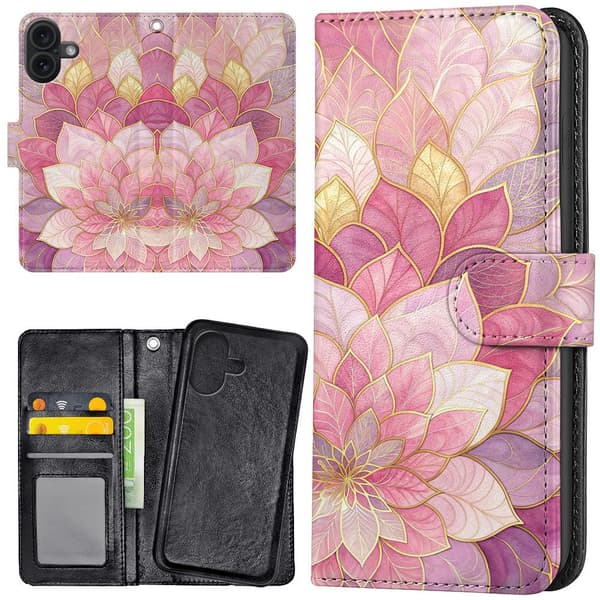 iPhone 17 - Plånboksfodral/Skal Flower