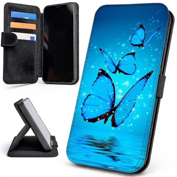 Mobilcover / Etui Cover til iPhone 17 Pro Max - Glitrende Sommerfugle