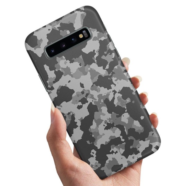 Samsung Galaxy S10 Plus - Cover/Mobilcover Kamouflage