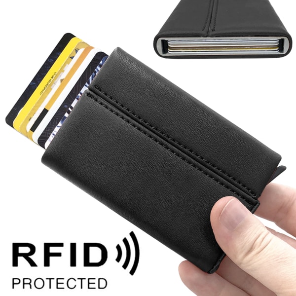 Korthållare 7 kort / Plånbok Pop-Up i Aluminiu 1b63 | Fyndiq