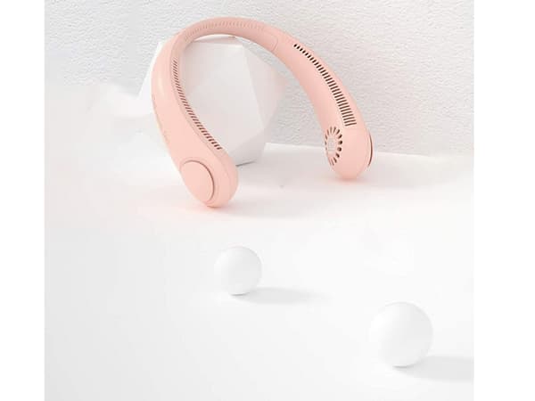 Halsblæser – Bærbar handsfree blæser Pink