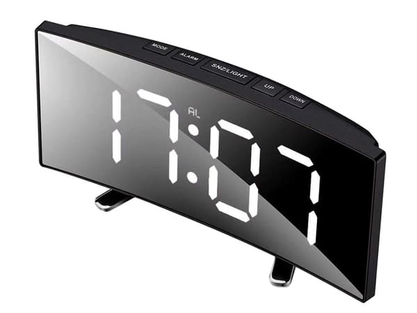 Väckarklocka - Digital med LCD & Termometer - Klocka