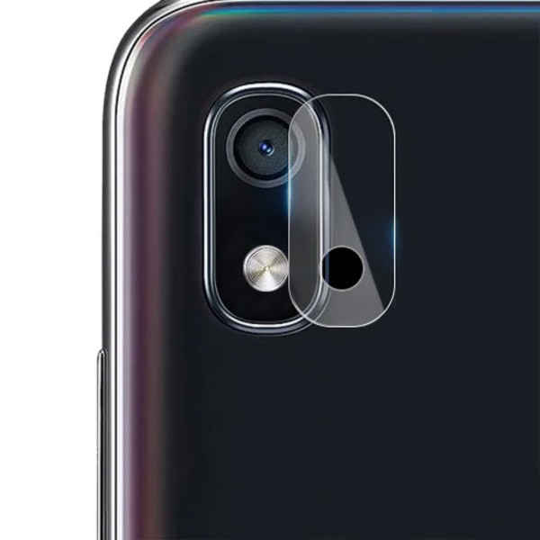 2 kpl Samsung Galaxy A10 - Näytönsuoja Kamera - Karkaistua Lasia Transparent