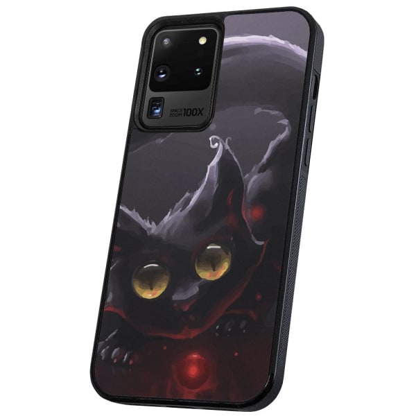 Samsung Galaxy S20 Ultra - Kuoret/Suojakuori Musta Kissa