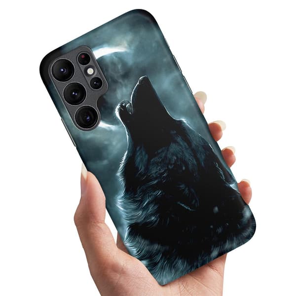 Deksel / Mobildeksel til Samsung Galaxy S22 Ultra - Wolf