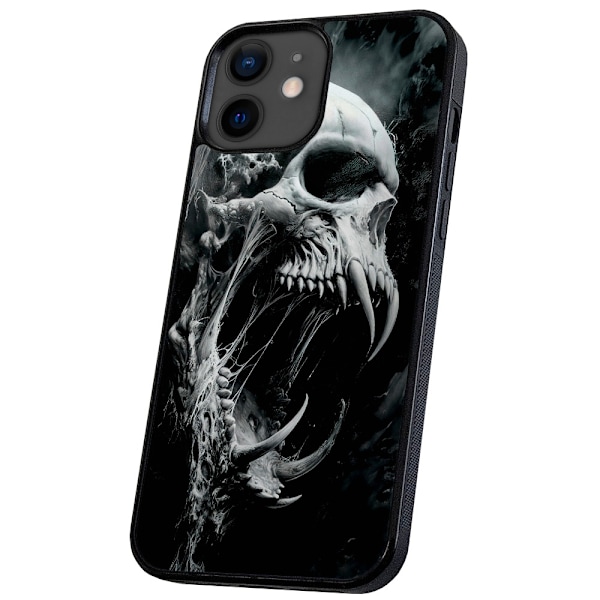 iPhone 12/12 Pro - Deksel/Mobildeksel Skull