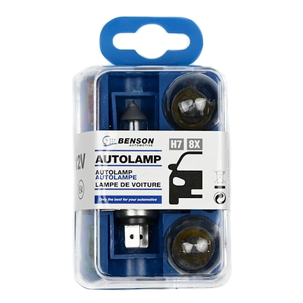 Bilglödlampa H7 12V 8 st E4