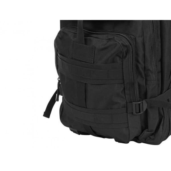 Sotilaskassi / Reppu Nailonia, Musta - 38 Litraa Black