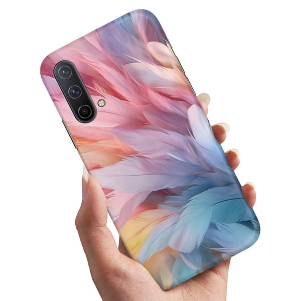 Deksel / Mobildeksel til OnePlus Nord CE 5G - Feathers