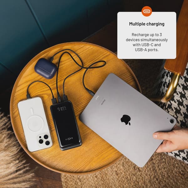 FIXED Zen2 30 Plus USB-C 65W Power Bank 30.000 mAh Svart