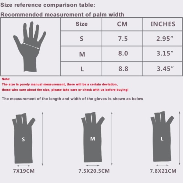 Artroshandske / Handskar för Artros (Medium) - Grå grå