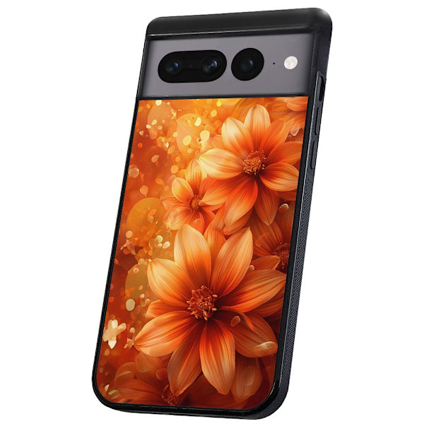 Google Pixel 8 Pro - Deksel/Mobildeksel Flowers