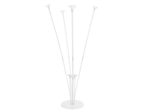 Ballonstativ / Stativ til Balloner - 70 cm - 7 holdere Transparent