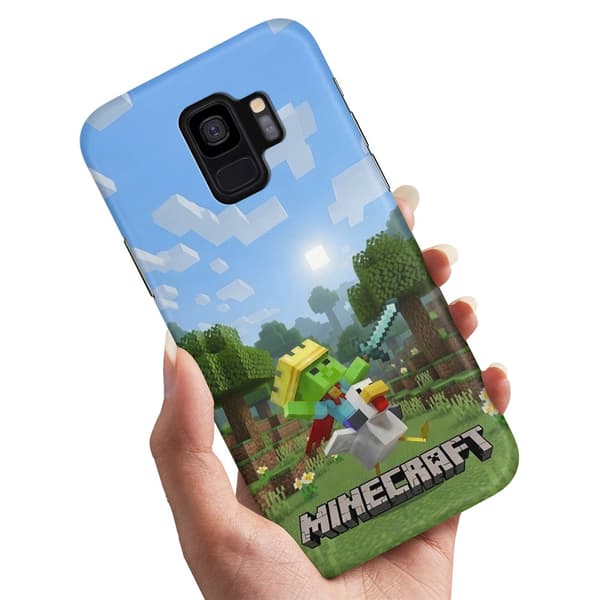 Deksel / Mobildeksel til Samsung Galaxy S9 Plus - Minecraft
