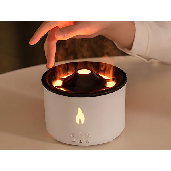 Luftfuktare vulkan - RGB LED aromdiffusor