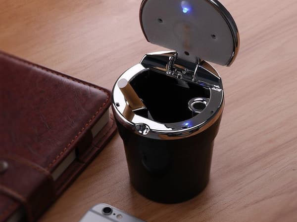 Askkopp med Lock & LED-lampa - Autolle
