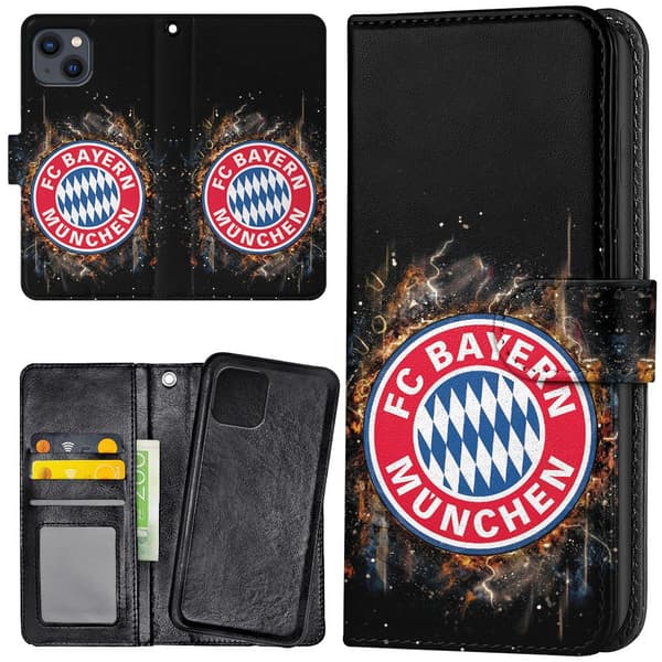 iPhone 14/15 Plus - Lommebok Deksel Bayern München