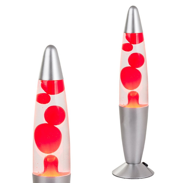Lavalampe / LED-lampe - 34 cm Red