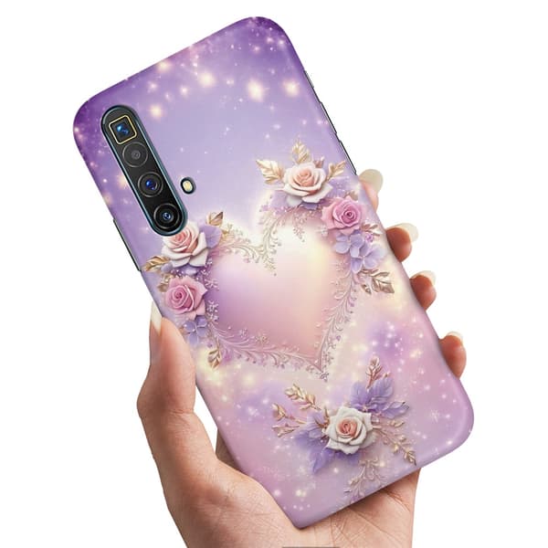 Deksel / Mobildeksel til Realme X3 SuperZoom - Heart
