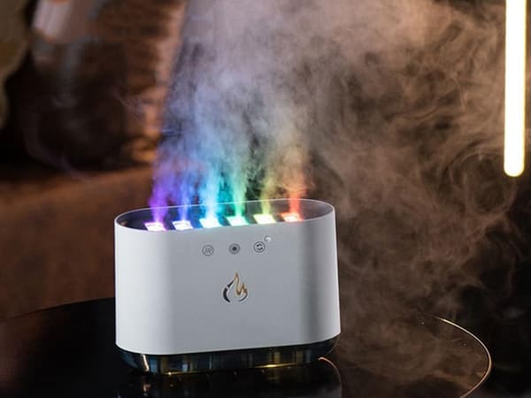 Luftfuktare LED - Diffusor med RGB-ljus och 6 munstycken