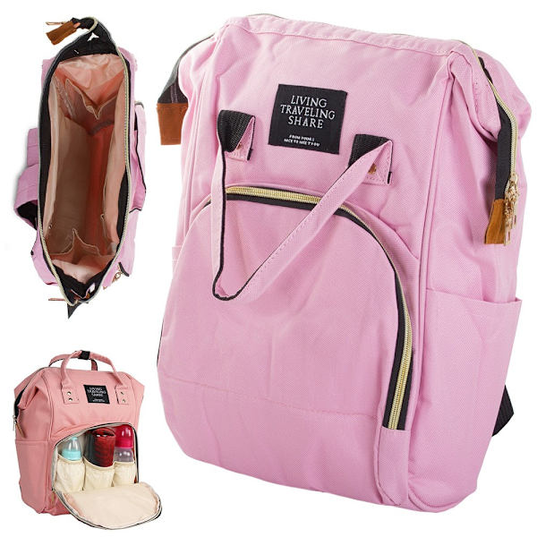 Ryggsäck / Väska / Vagnväska - 15kg Rosa