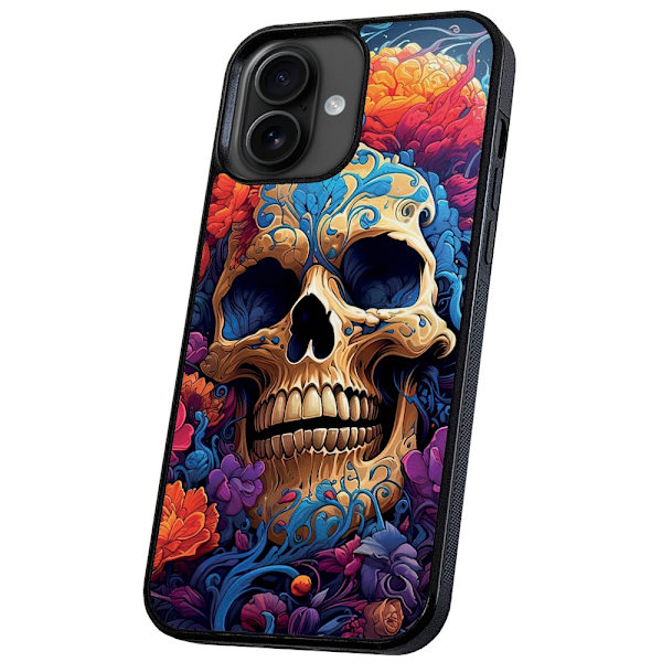 iPhone 16 - Deksel/Mobildeksel Skull