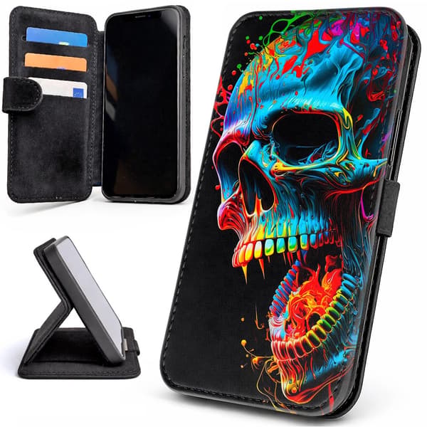 Mobilcover / Etui Cover til iPhone 13 - Skull