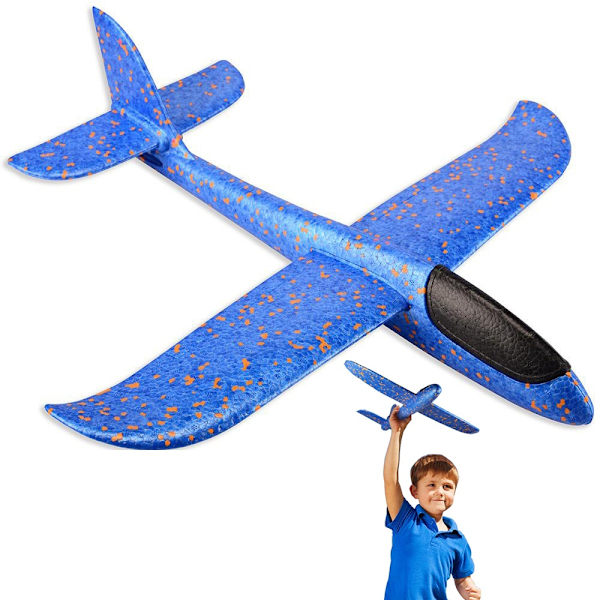 Kastflygplan - 36 cm Blå