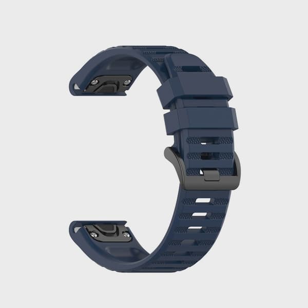FIXED Silikonrem för Garmin QuickFit 22 mm Mörkblå