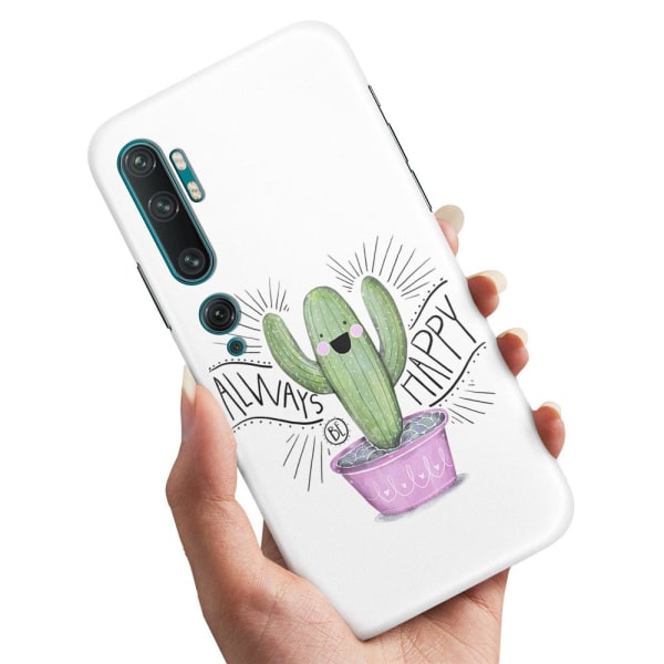 Xiaomi Mi Note 10/10 Pro - Cover/Mobilcover Happy Cactus