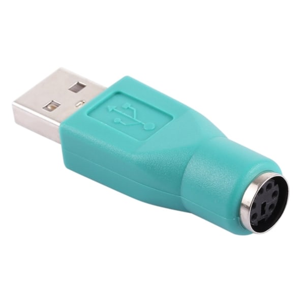 Sovitin USB uros PS / 2 naaras (passiivinen) Turquoise